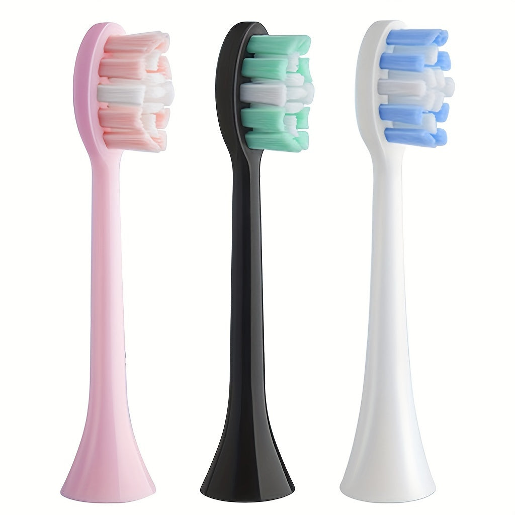 Kattalar uchun 4 ta yumshoq sochli o'rnatuvchi tish cho'tkasi boshlari, chuqur tozalash, oqartirish, to'q rangli