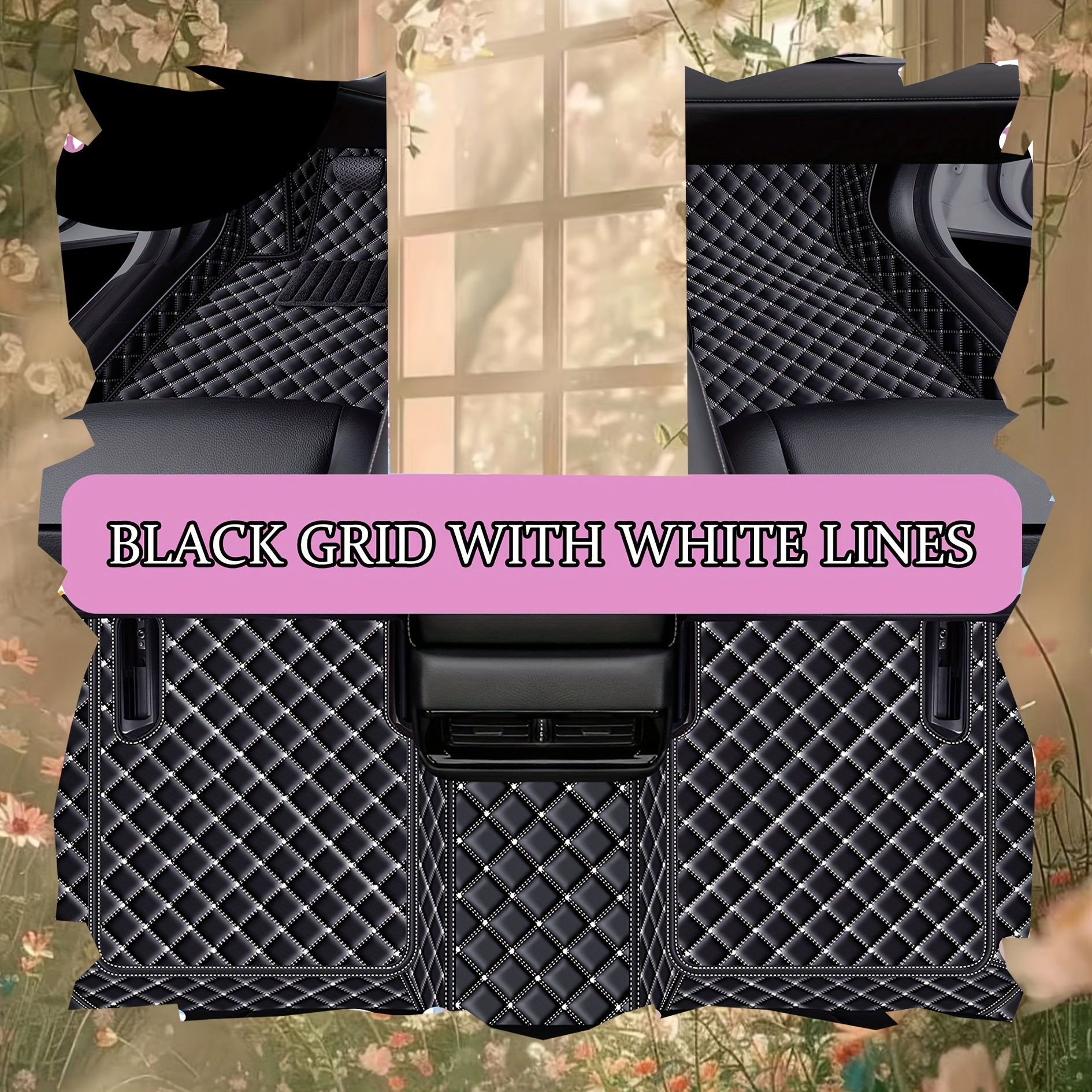 SUV Floor Mat Faux Leather Waterproof Dustproof All-Weather Fit