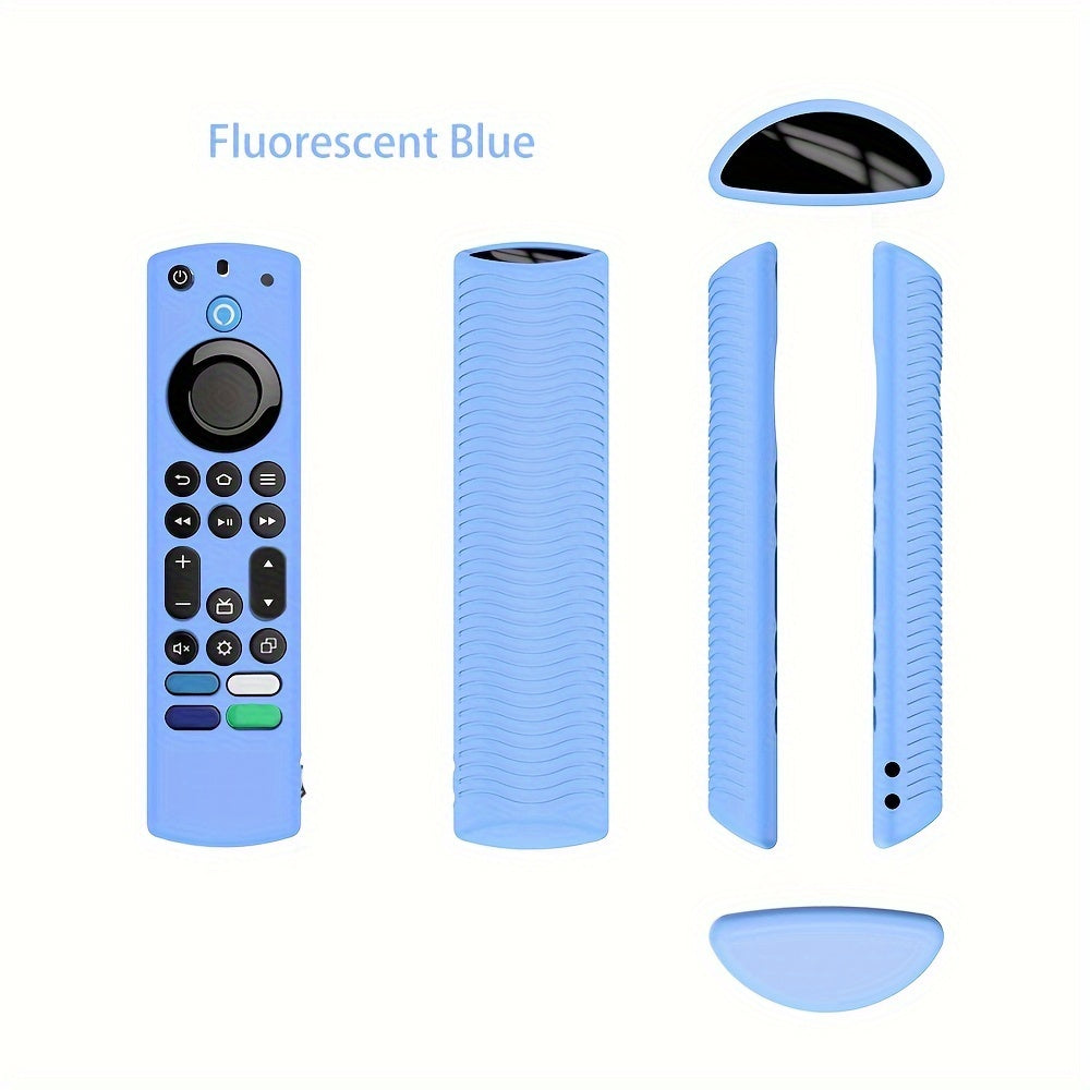 Funda de silicona para control remoto de Fire TV Omni y 4-Series con cordón