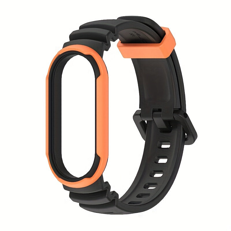 Waterproof TPU Sport Band for Mi Band 5 6 7 Adjustable Durable Replacement Strap