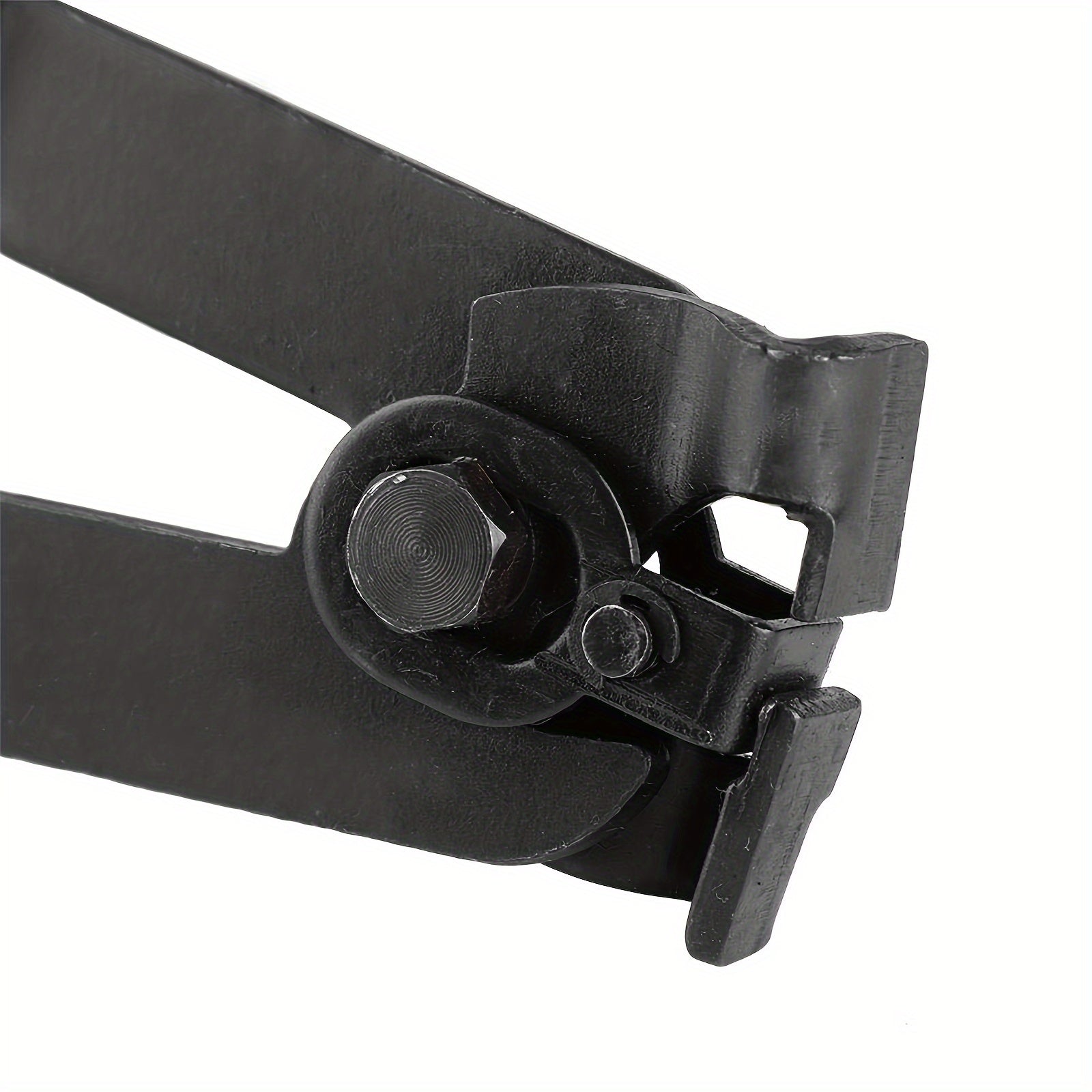 Steel CV Connector Dust Cover Clamp Pliers with Red Grip for Automotive