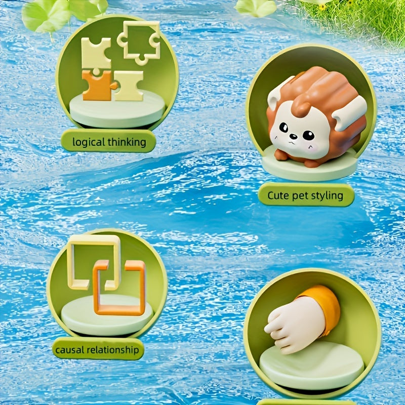 Interactive Pop-Up Animal Toy for Toddlers 12-36 Months Learning Box Educational Plastic