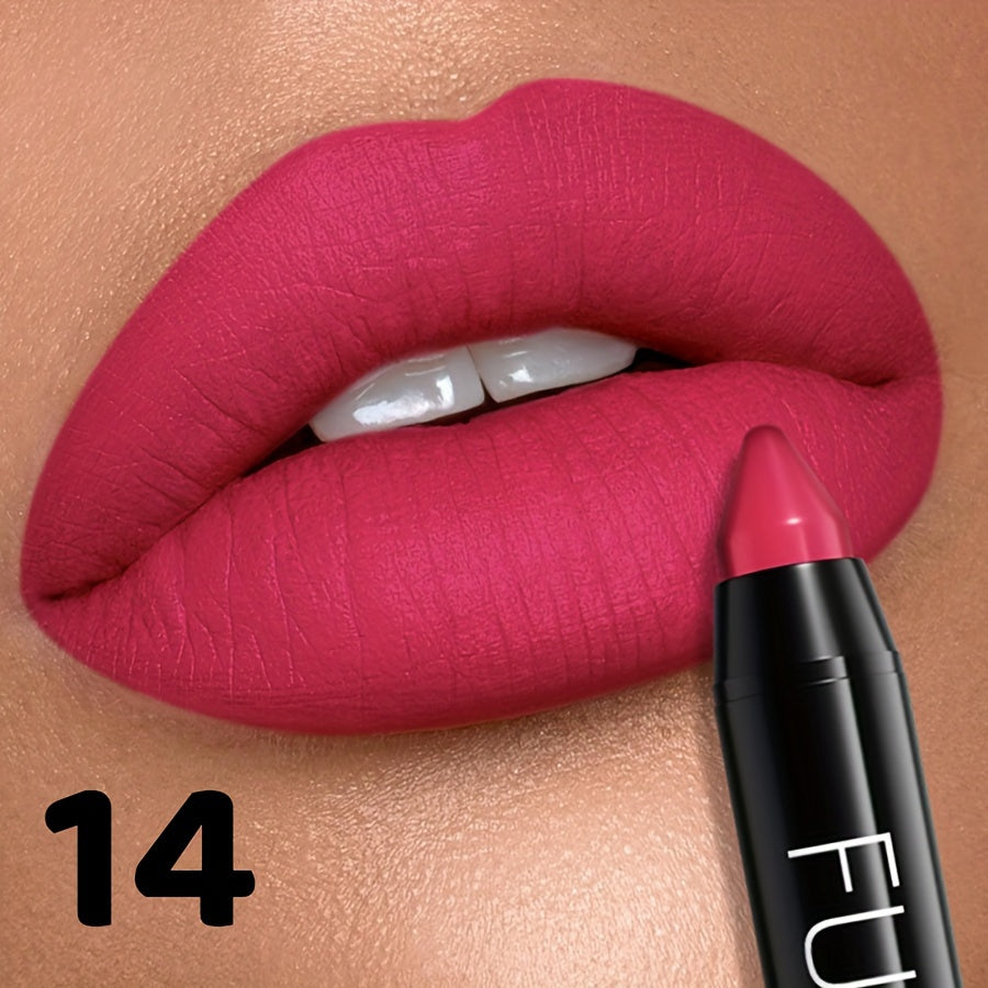 Women Hydrating Lipstick Creamy Texture Waterproof Shades Pink Red Purple