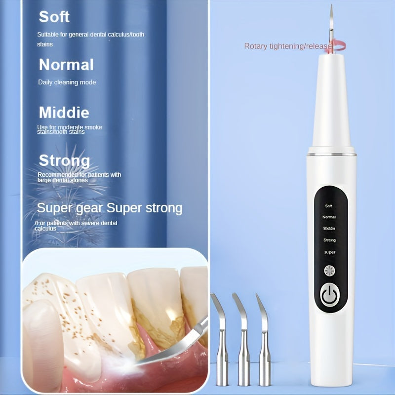 Multifunctional Electric Dental Cleaner for Home Travel with LED Light