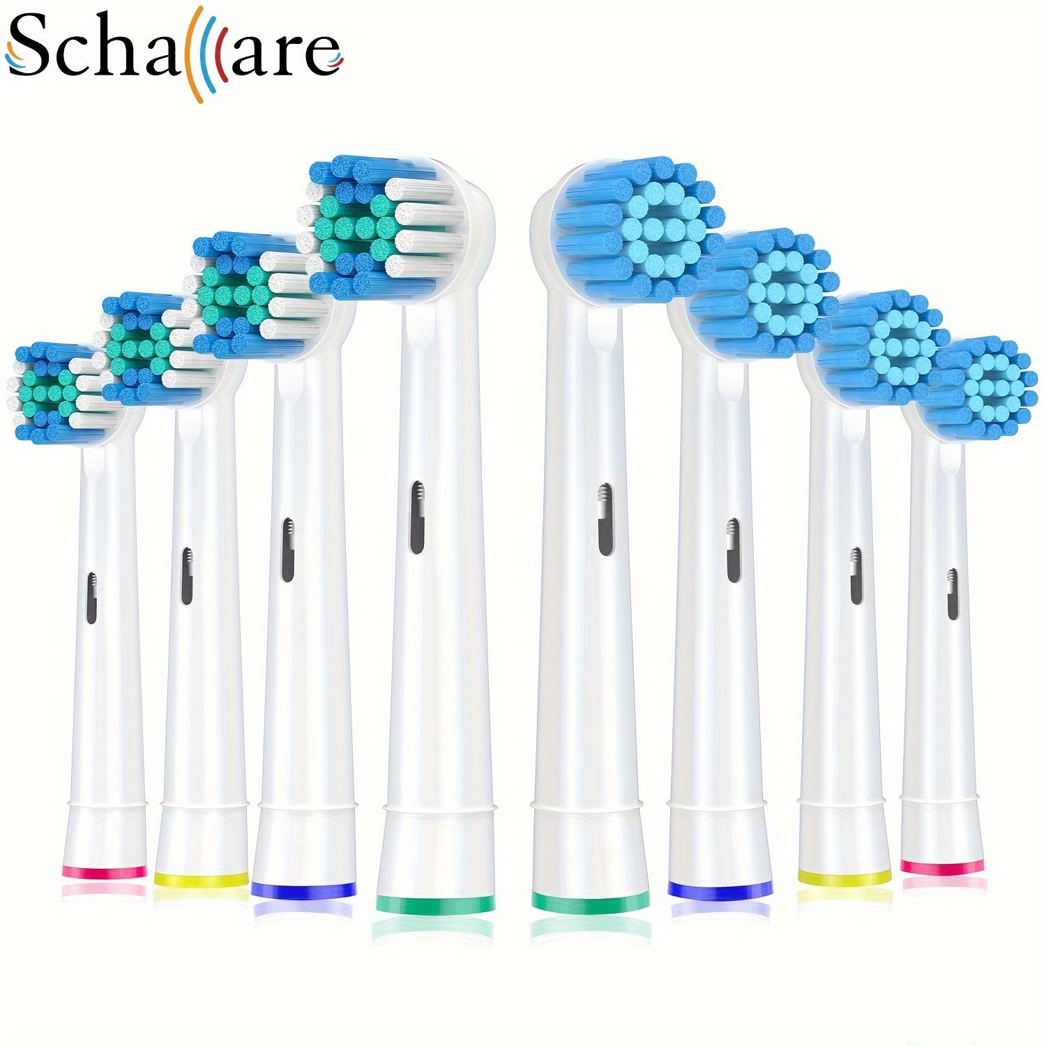 Replacement Toothbrush Heads for Electric Toothbrush Pack of 8 Deep Cleaning Sensitive