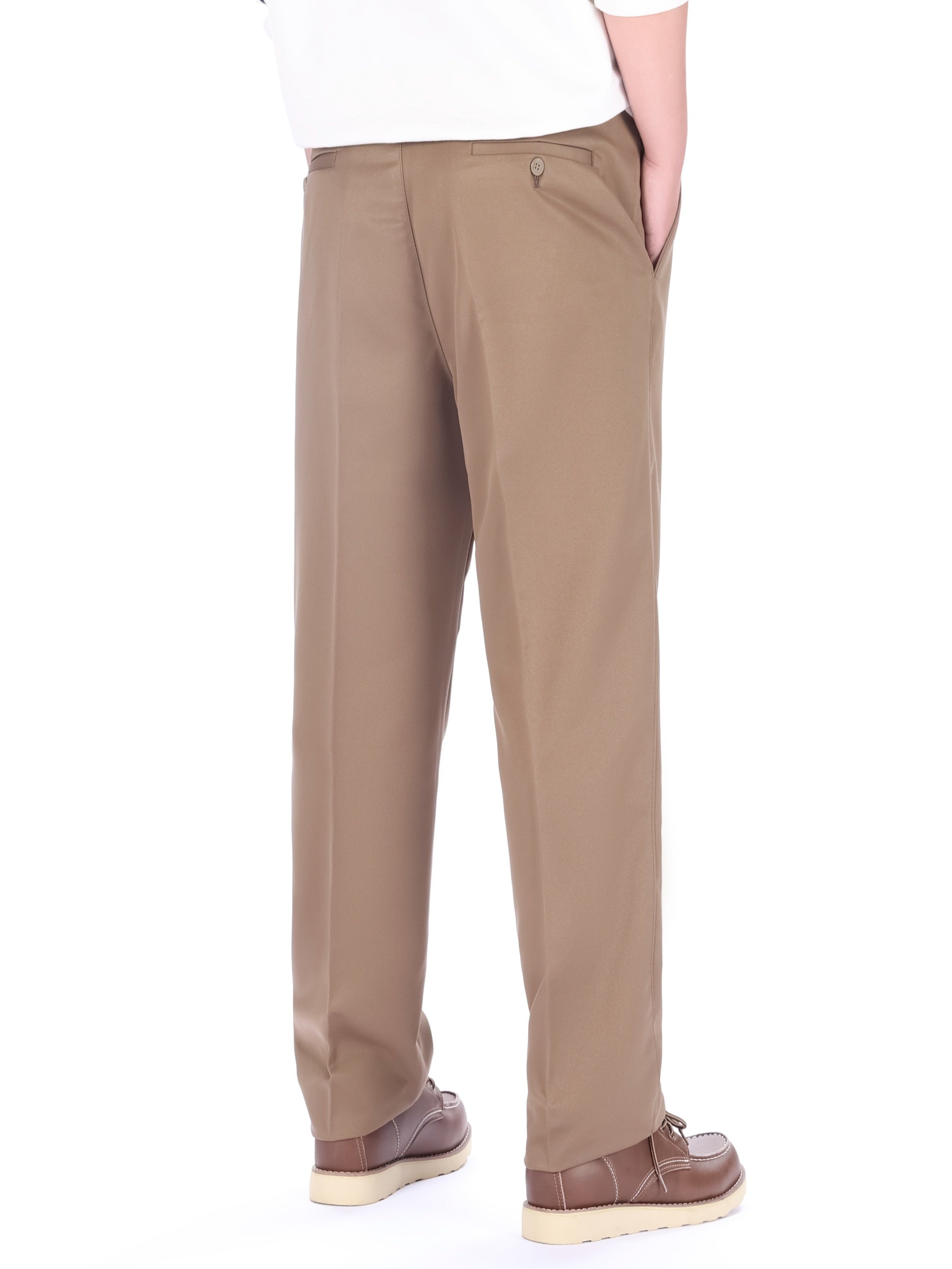 Мужские полиэстеровые брюки большого размера для повседневной работы, однотонные, размеры 0XL до 6XL