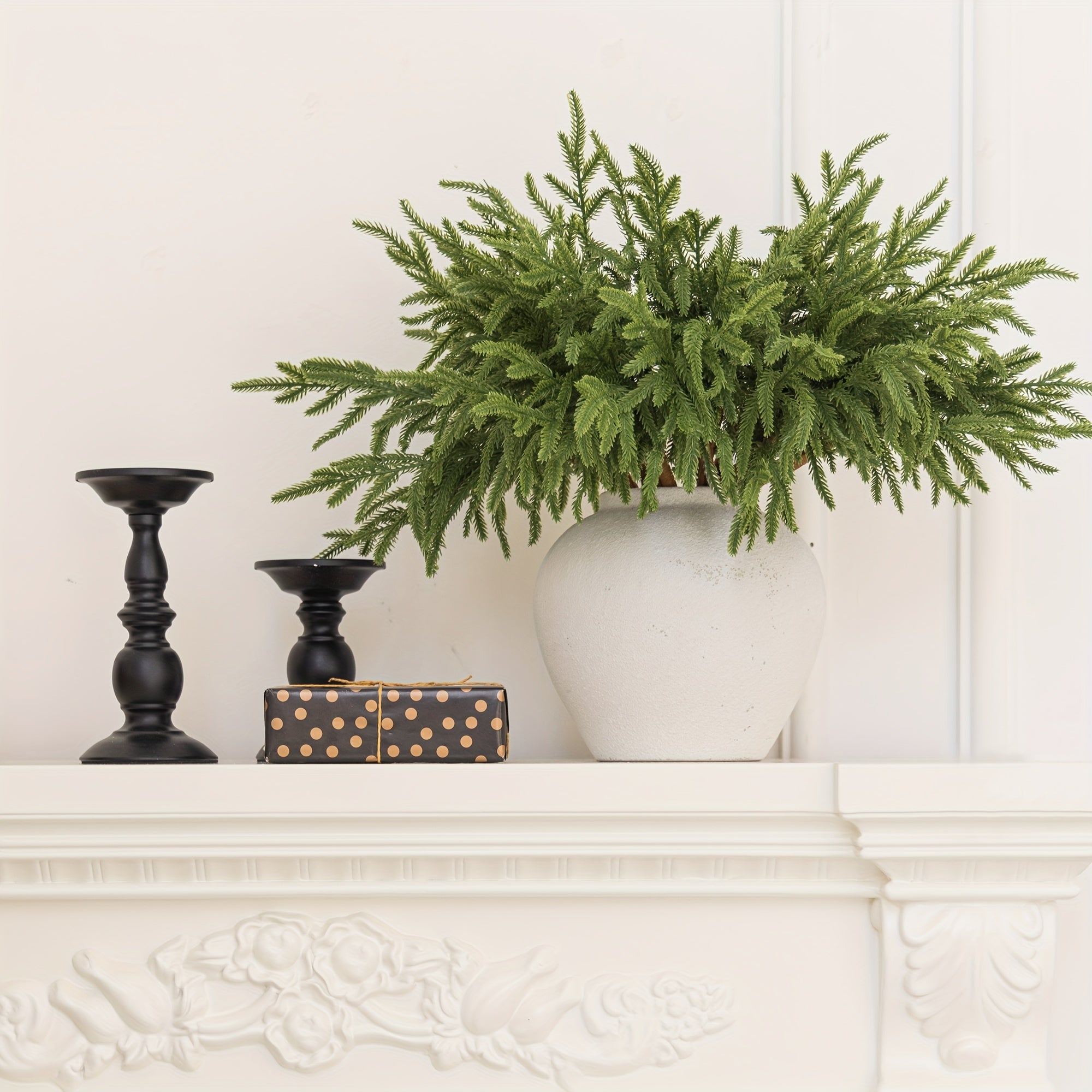 Ramas decorativas de madera roja para manualidades y decoración del hogar, 24 piezas