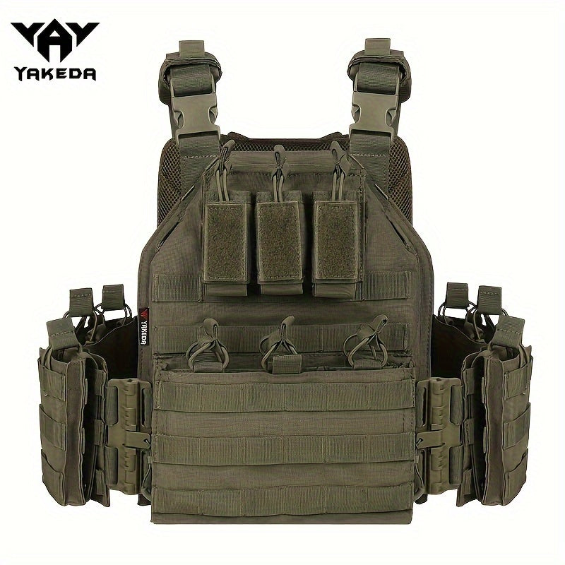 Men's Outdoor Training Vest with Quick Release Molle System Black