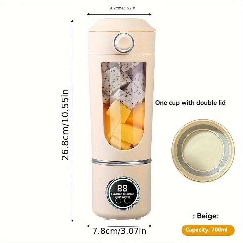 Portable Personal Juicer Blender 25oz with 4 Speeds Ice Crushing