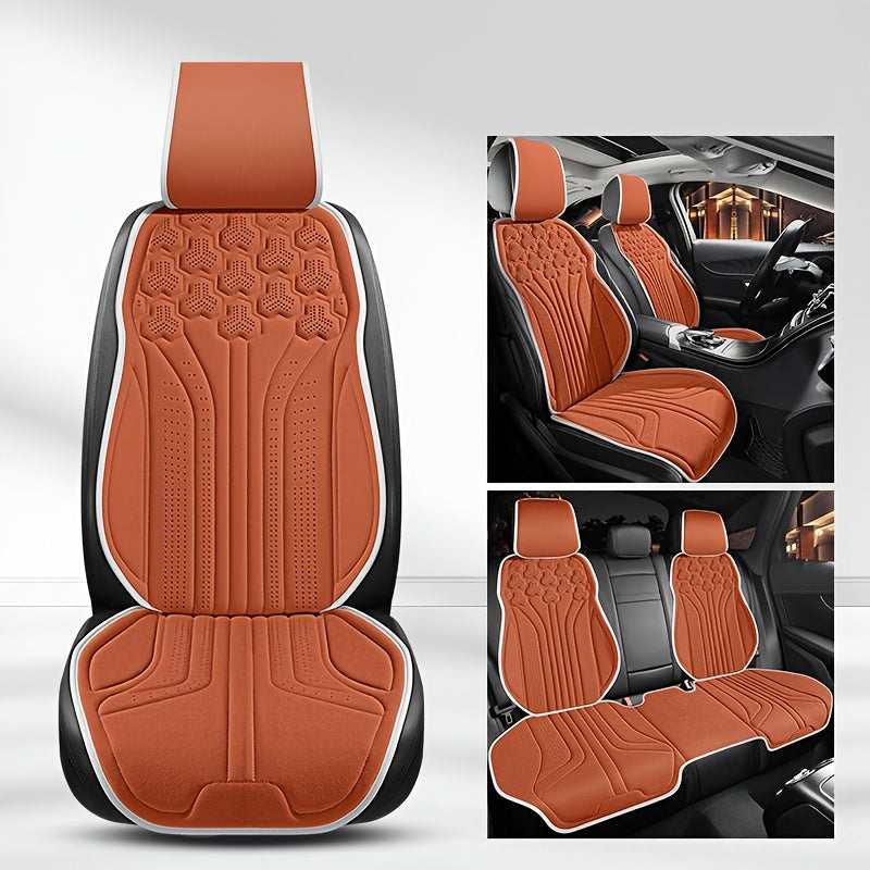 Universal to'rt fasli uchun sedanga mo'ljallangan o'rindiq qopqog'i to'plami, nafas oladigan, sirpanishga qarshi