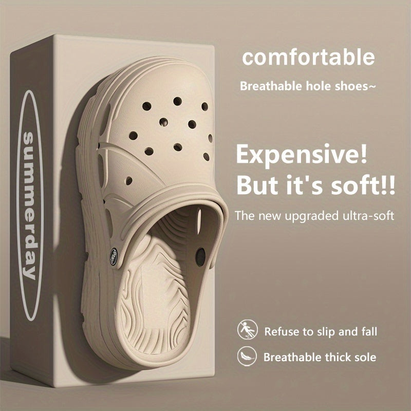 Unisex Slip-On Clogs EVA Lightweight Non-Slip Casual Shoes for Beach and Outdoor