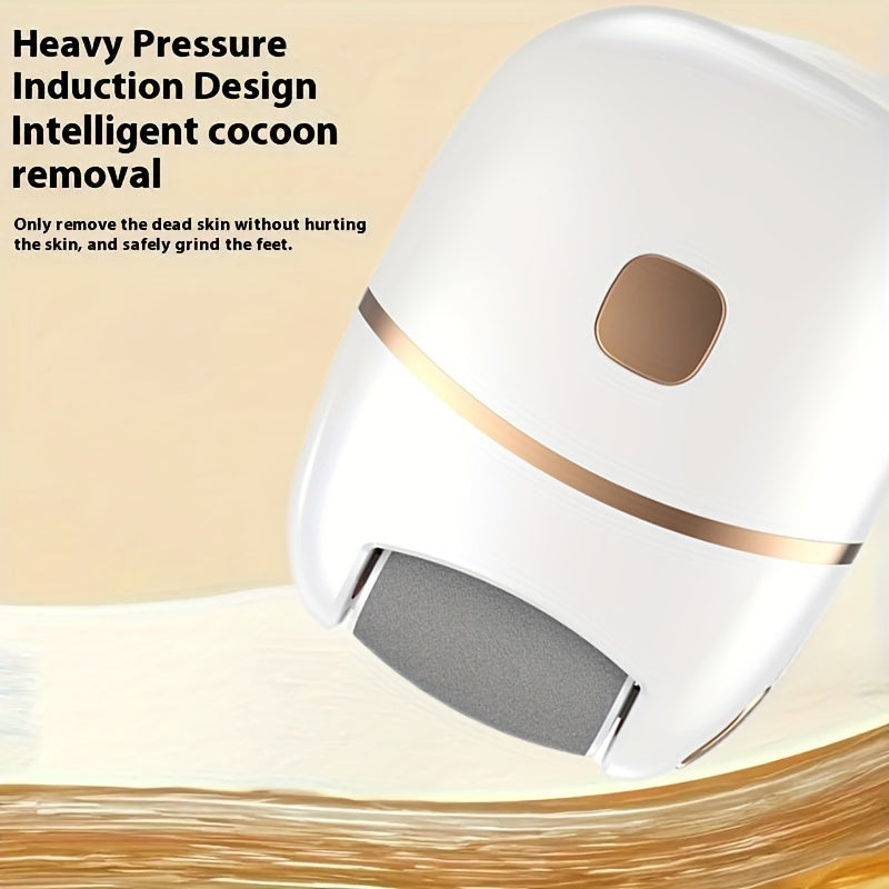 Electric Foot Grinder Rechargeable Cordless with 2 Speeds and LED Lights