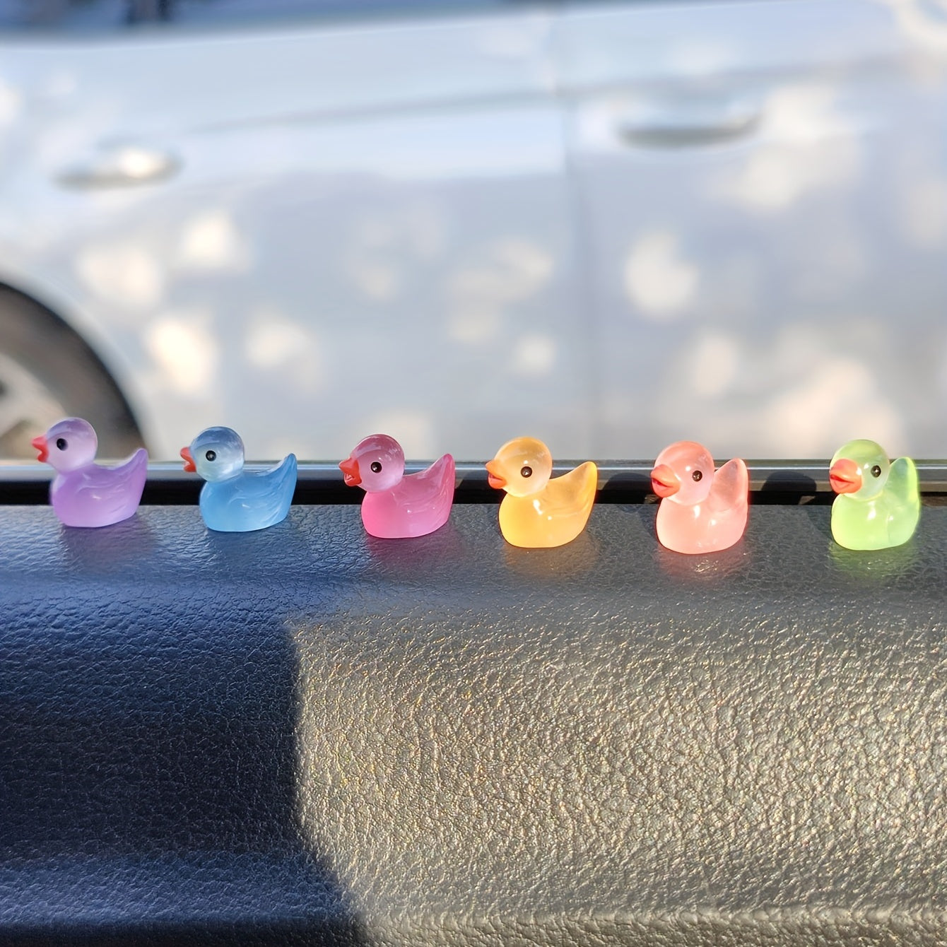 6 dona Yorituvchi O'rdak Avtomobil Ichki Dekoratsiyalari Markaziy Konsol Aksesuarlar