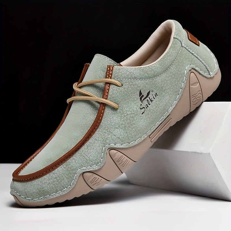 Men's Lightweight Low Top Sneakers Casual Non-Slip All-Season Rubber Sole