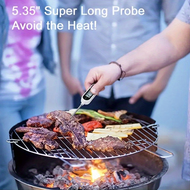 Digital Food Thermometer with Stainless Steel Probe for Meat Cooking BBQ Oven