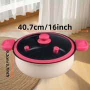 11-ta qismli oshxona to'plami, jumladan wok, qovurish panasi, sho'rva qozoni, bosimli qozon