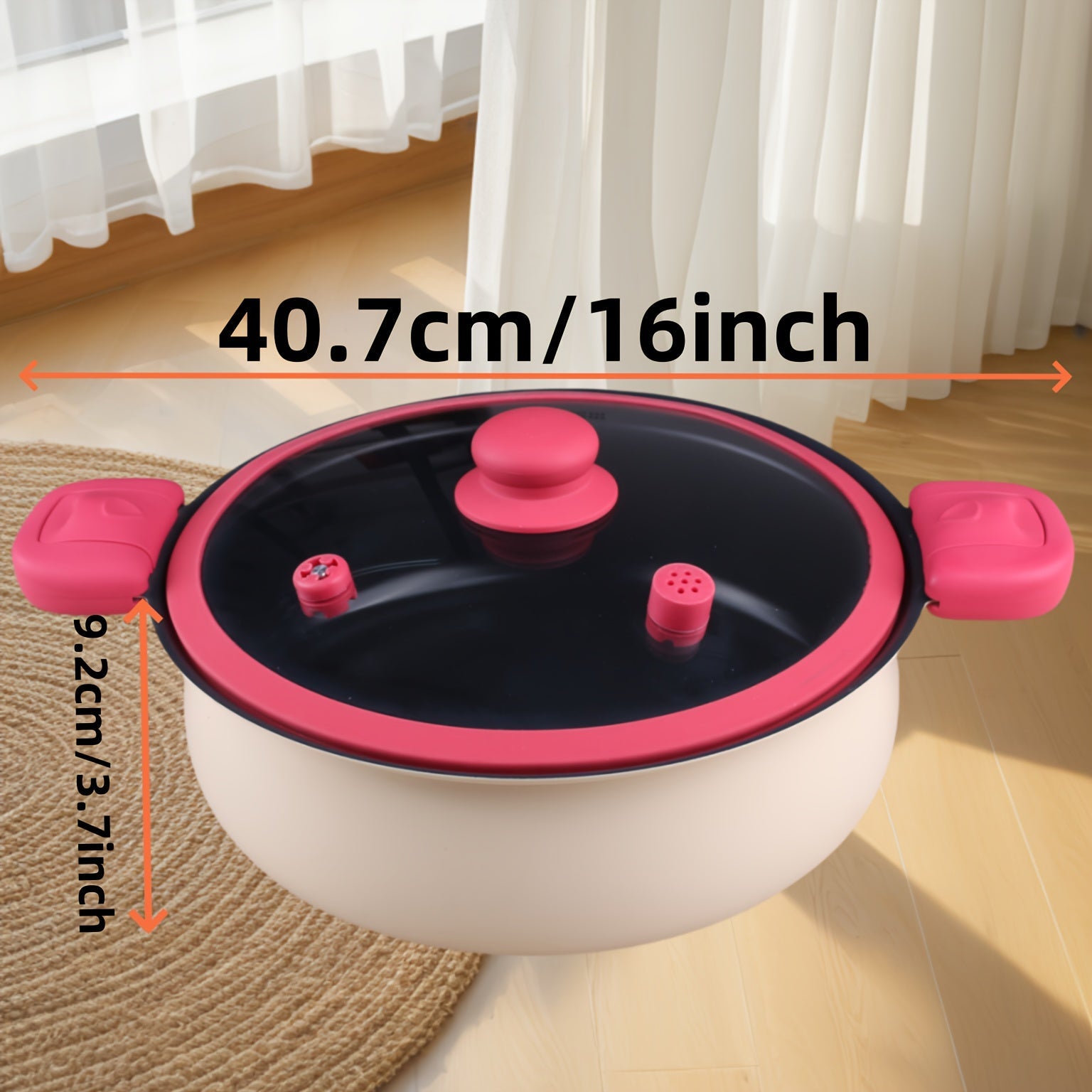 11-ta qismli oshxona to'plami, jumladan wok, qovurish panasi, sho'rva qozoni, bosimli qozon