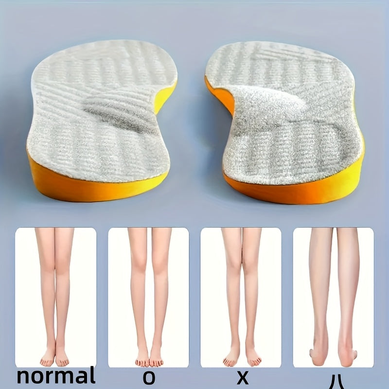 Unisex Breathable Shock-Absorbing PU Insoles for High Heels and Boots