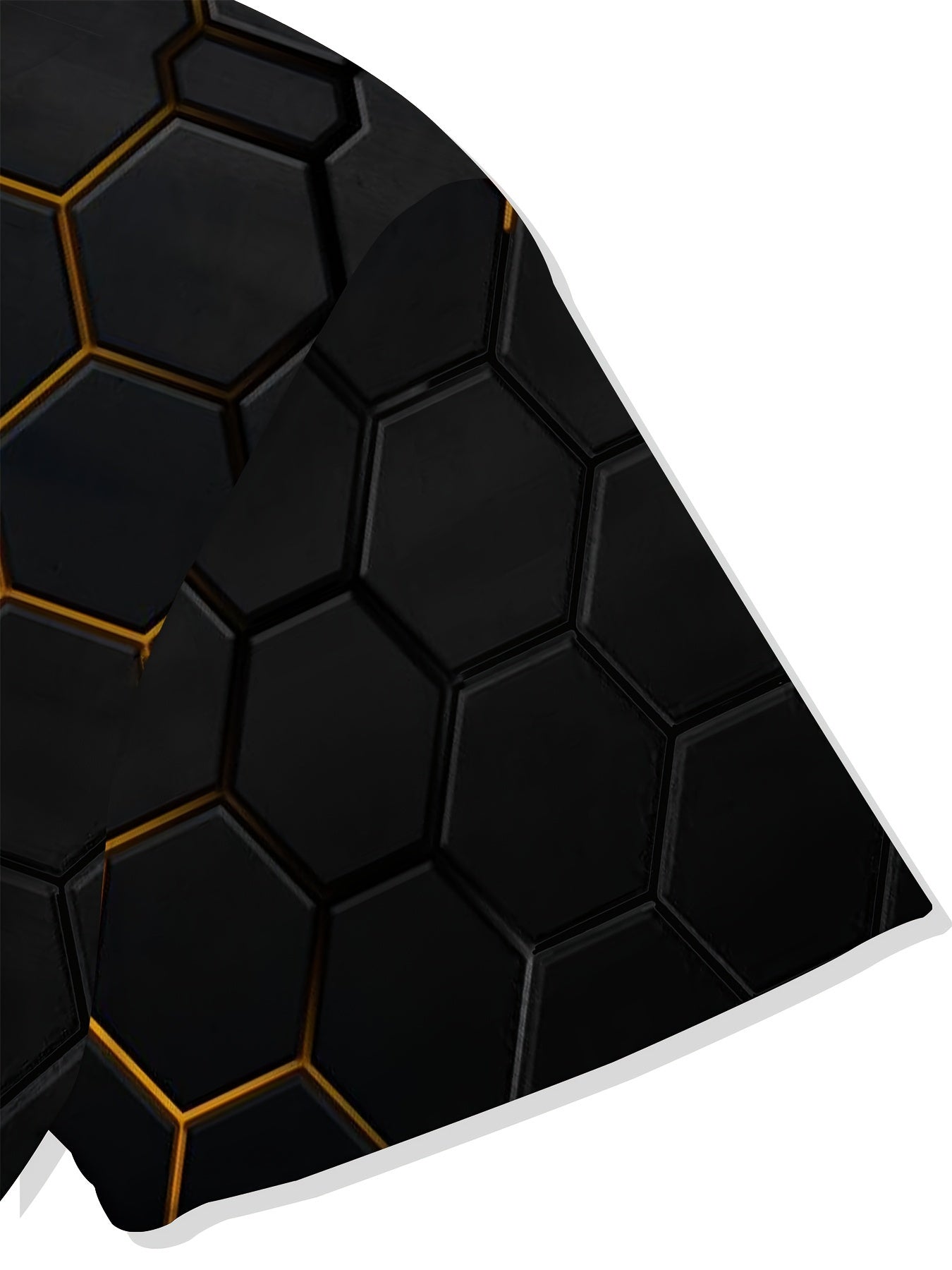 Men's Plus Size Sportswear Set T-Shirt and Shorts Honeycomb Texture Letter Print