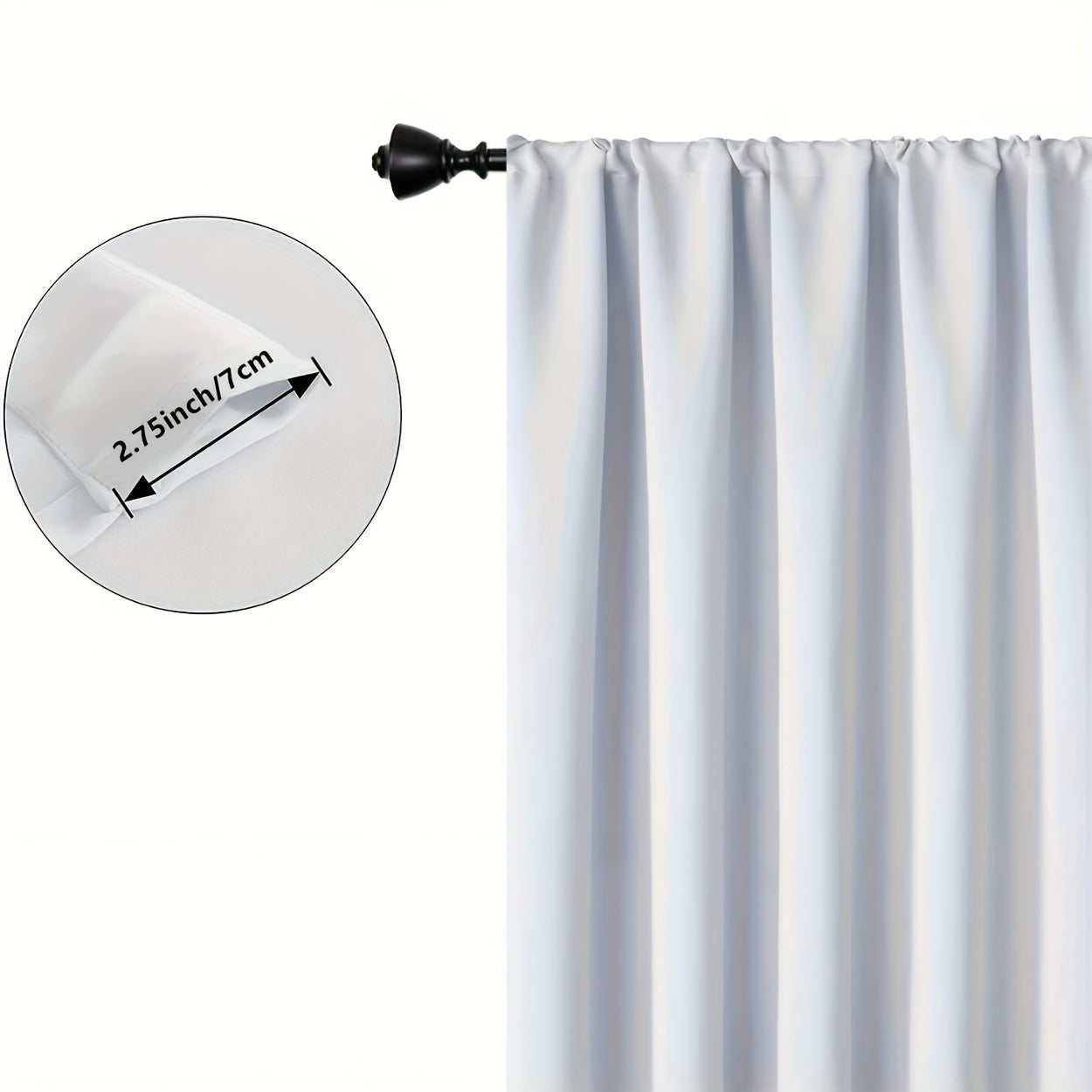 Juego de 2 cortinas de patrón abstracto moderno para dormitorios y salas de estar