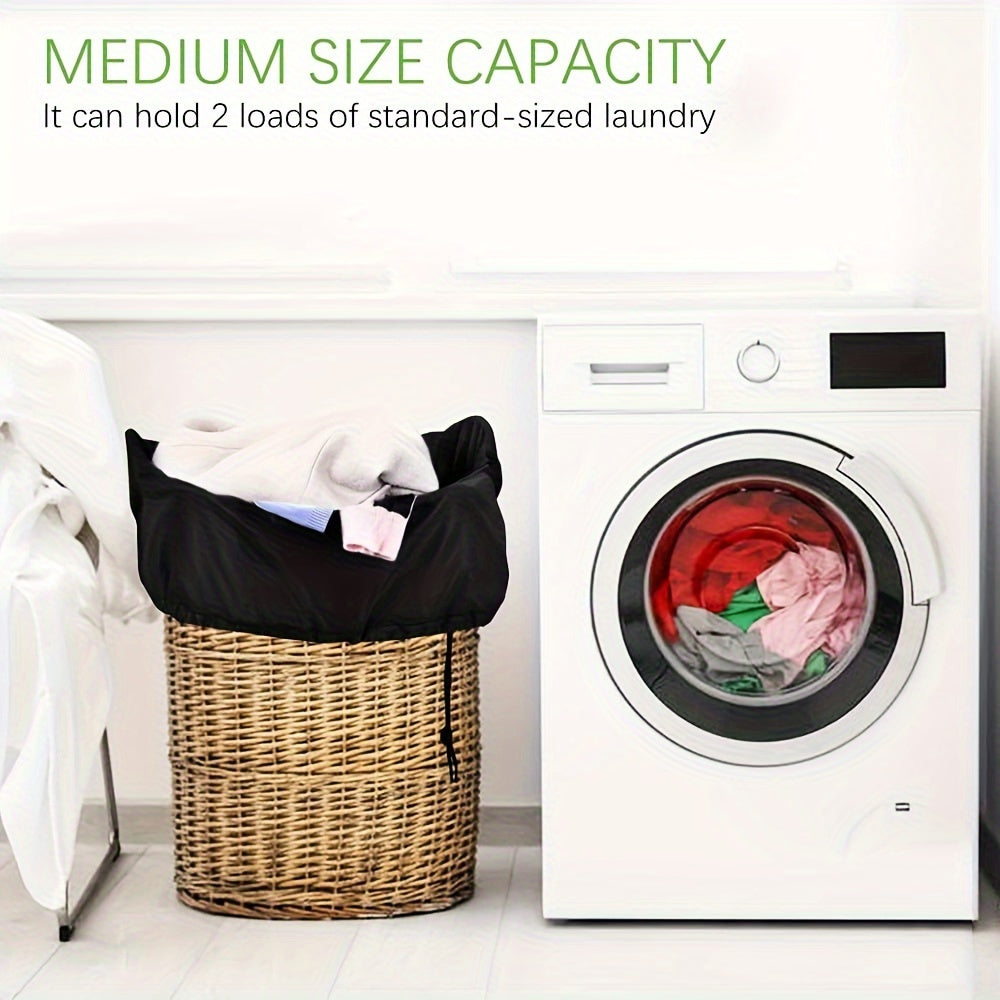 Portable Laundry Bag with Drawstring for Travel and Storage Machine Washable
