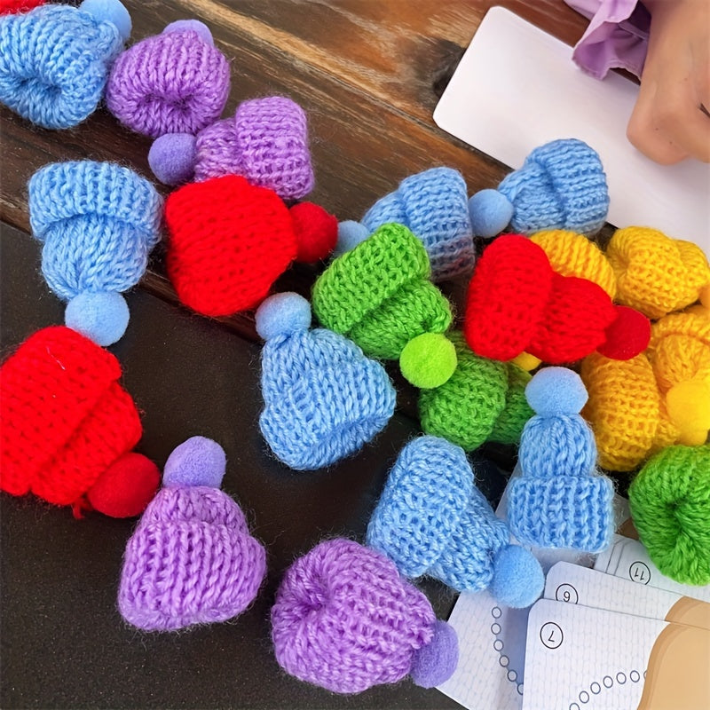 Educational Toy for Kids Age 3+ Finger Toy for Hand Training Color Recognition Crochet Texture