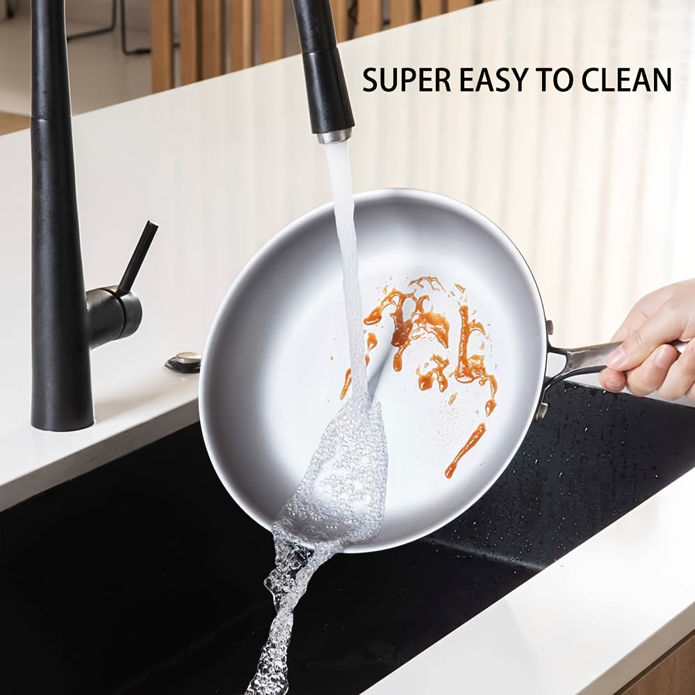 Набор кухонной посуды Zivi Cook из 10 предметов из нержавеющей стали, антипригарные кастрюли и сковороды, идеальные для газовых и индукционных плит, долговечная коллекция кухонной посуды.