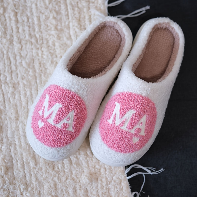 Ayollar Erkaklar uchun mo'ljallangan yumshoq yopiladigan uy chiroqlari, sirpanmaydigan tag, issiq ichki poyabzal