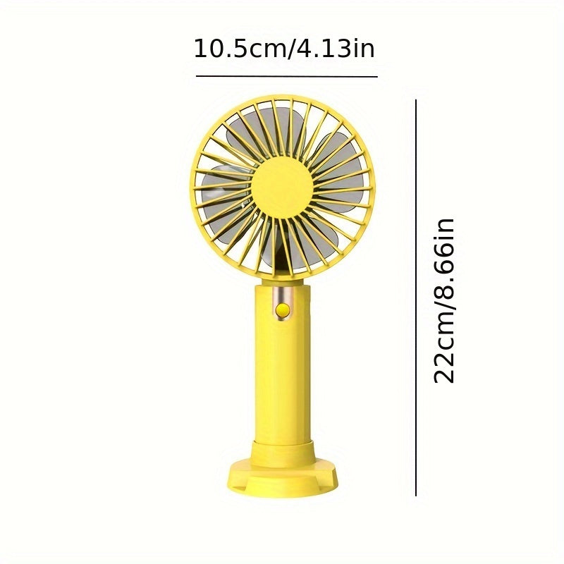 Handheld Desktop Fan High Power Silent Portable Fan for Travel and Home