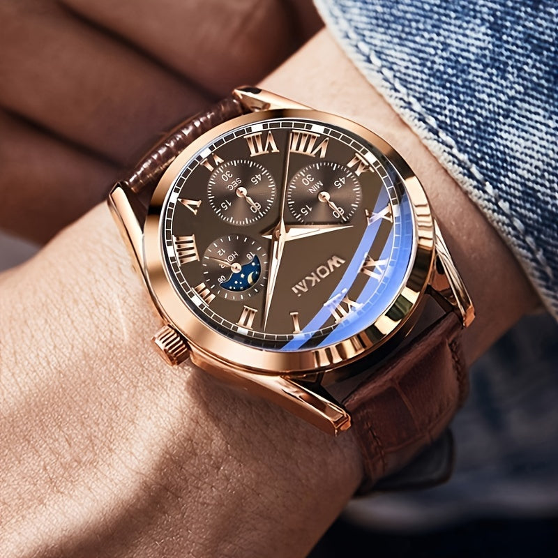 Men's Vintage Light Luxury Watch Simple Elegant Gift for Birthdays