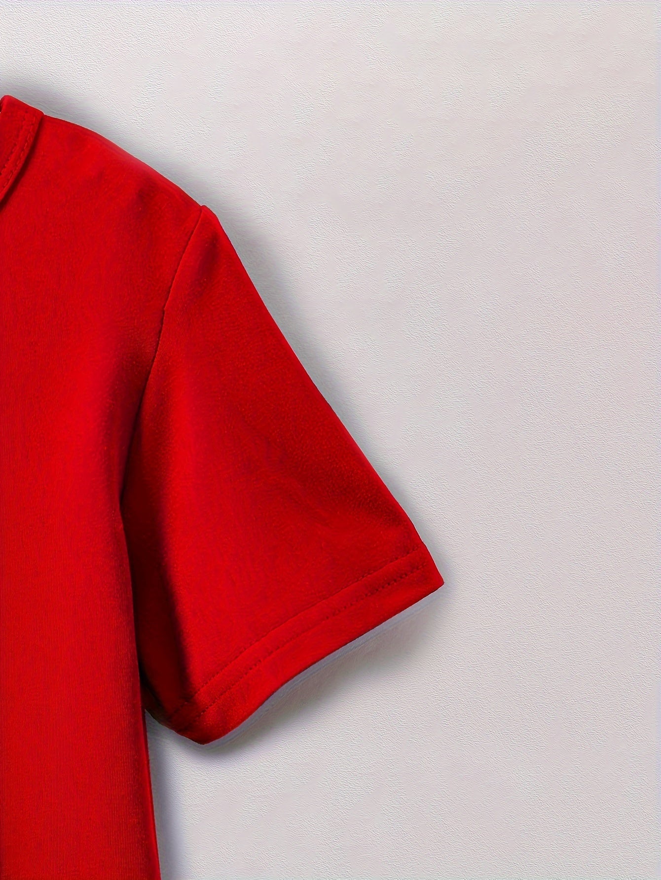 Kids Boys Summer Tops Crew Neck Short Sleeve T-Shirt with "Yes I Know I Look Like" Print