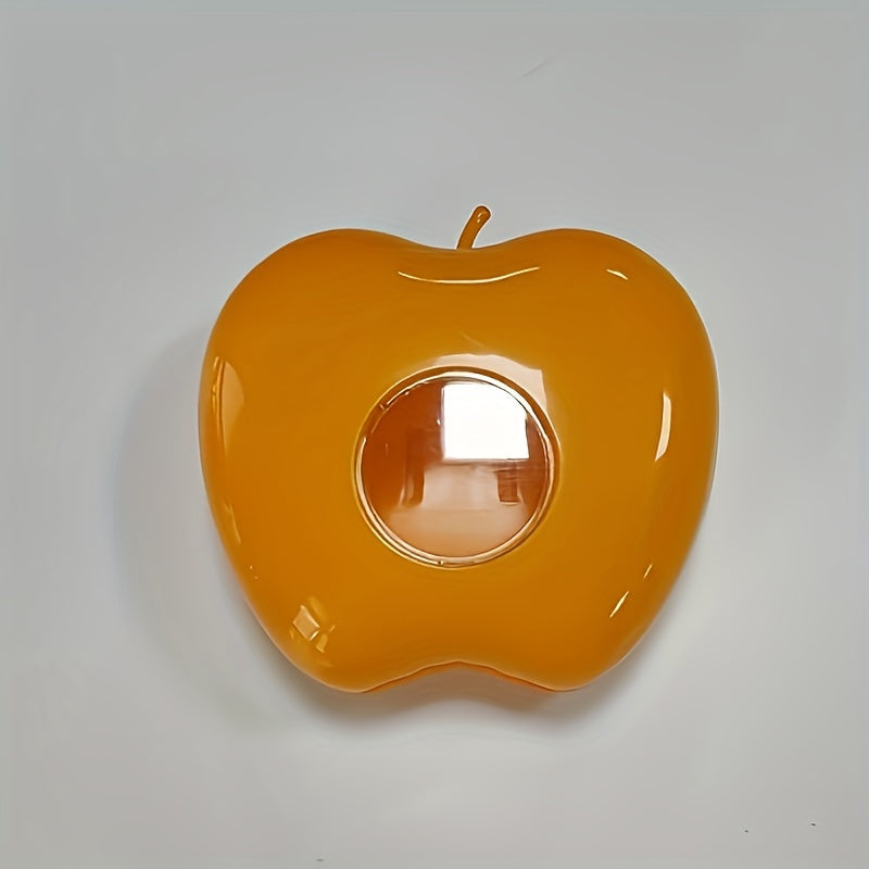 Plastic Apple-Shaped Food Cover Bag Holder Kitchen Organizer Space-Saving Storage