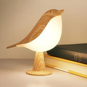 Art Deco Bird Table Lamp with Touch Control Dimmable Plastic Shade and Animal Theme