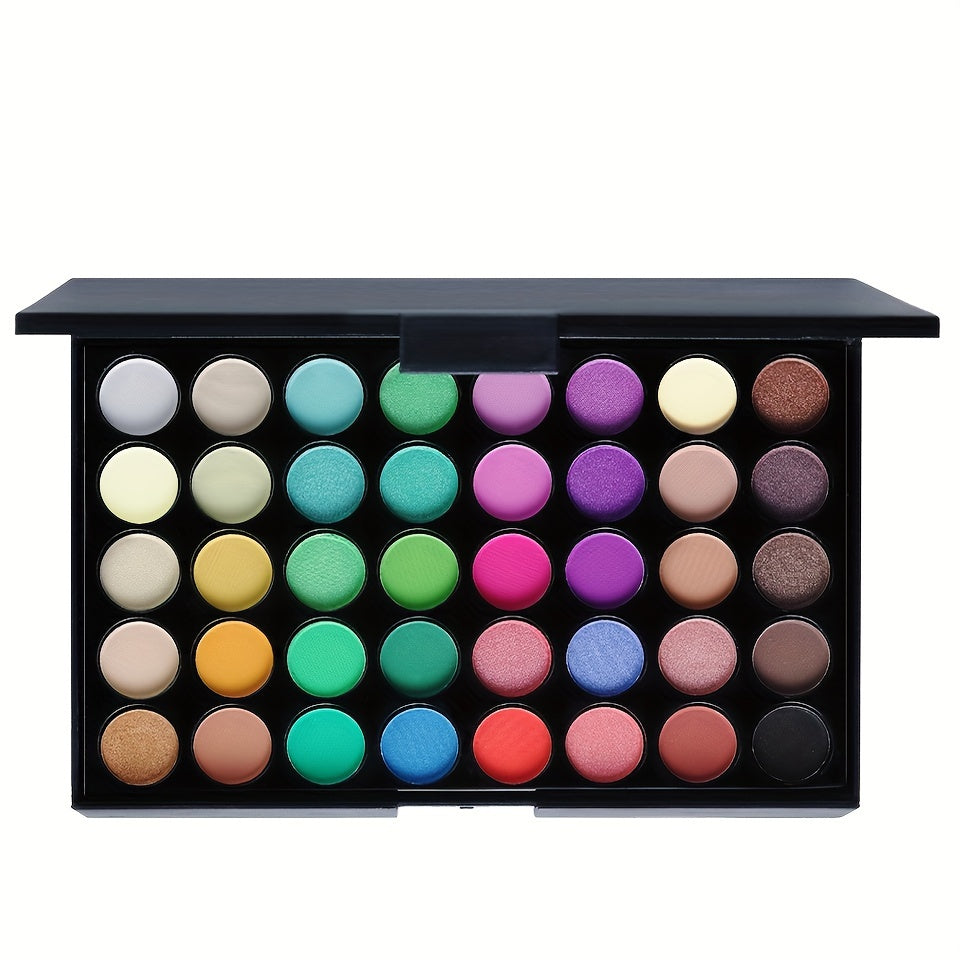 Women Eye Makeup Palette 40 Colors Matte Shimmer Glitter Metallic Eyeshadow