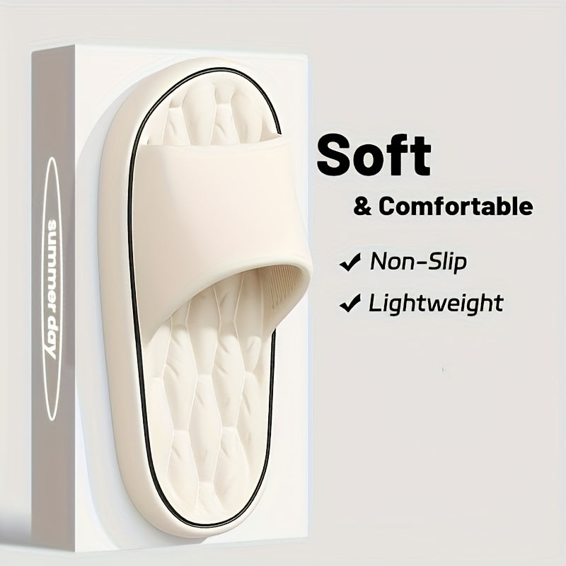 Unisex EVA Non-Slip Sandals Minimalist Stripe Indoor Beach Casual