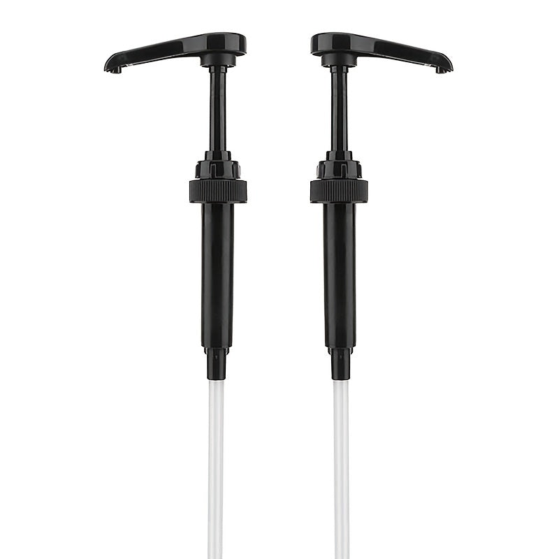 2 piezas de dispensador de bomba para botellas de jarabe de café, especias y aceite de 25.4 Oz