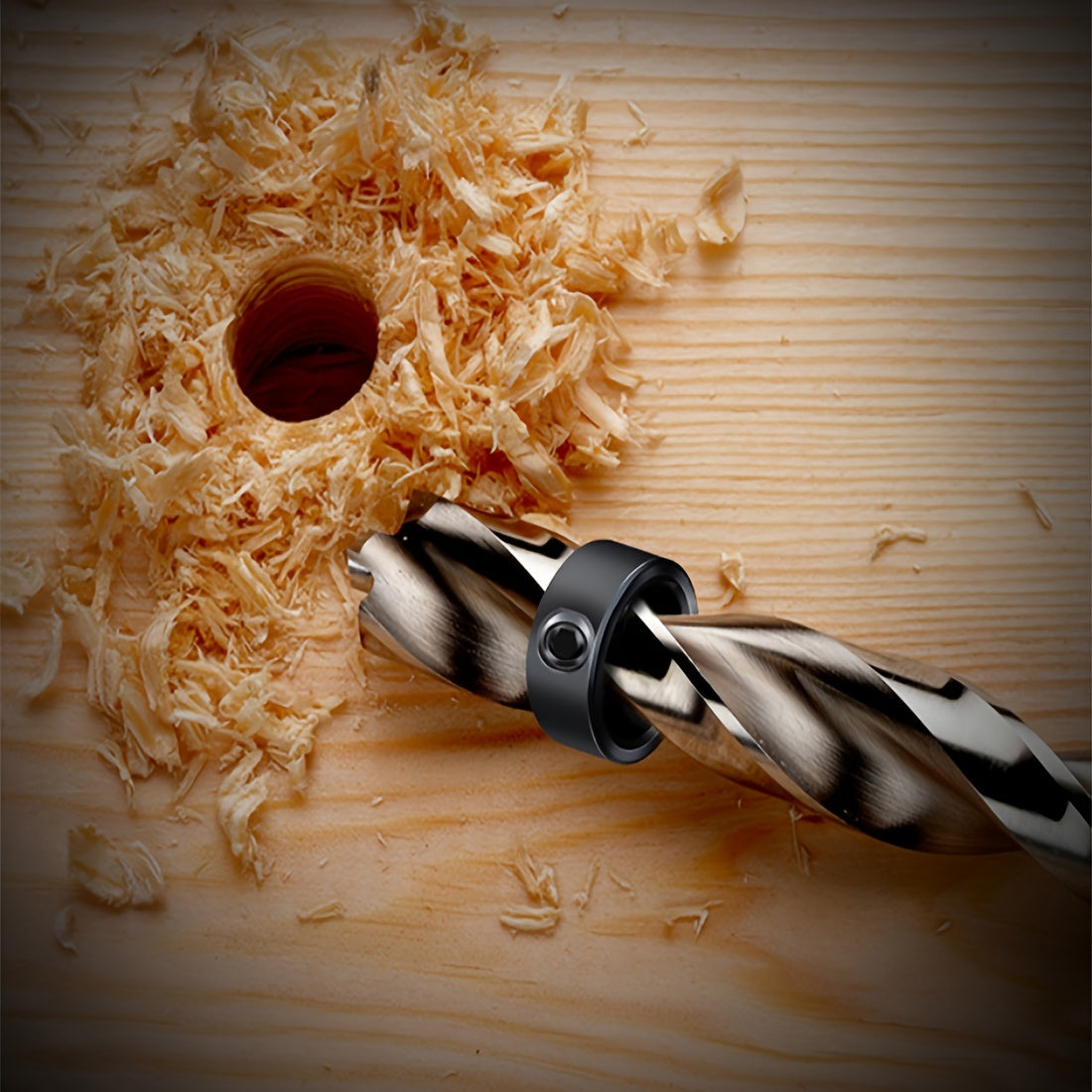 8pcs Steel Uncoated Twist Step Drill Bits 3-16mm Hex and Round Shank