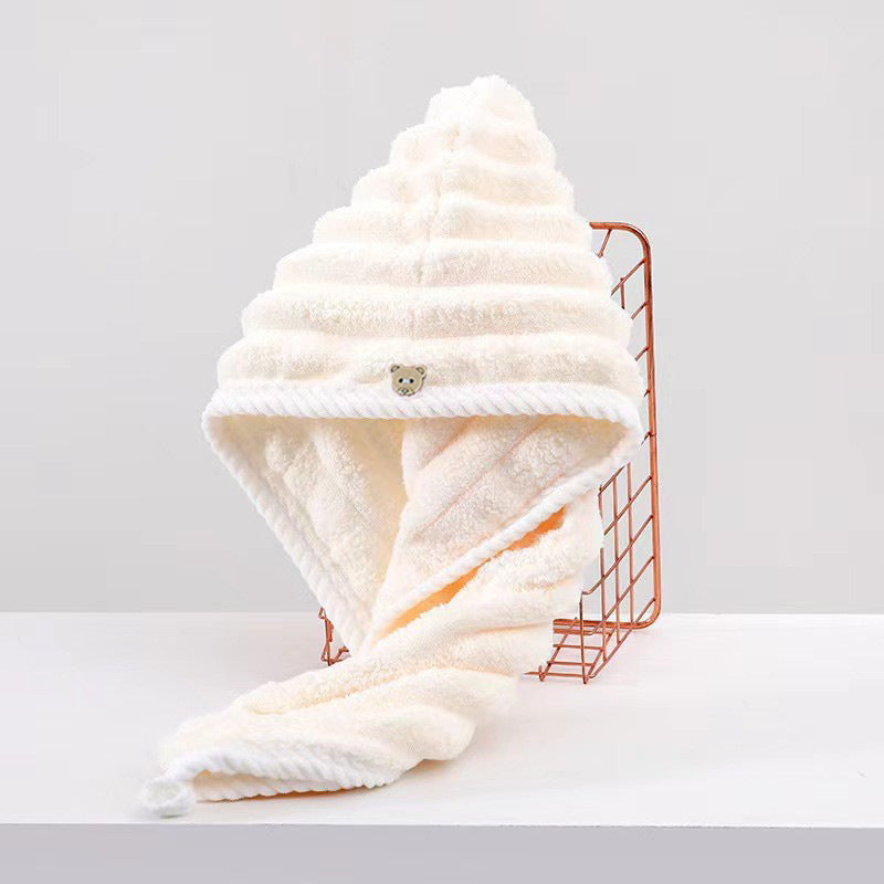 Soft Polyester Hair Towel Pack for Quick Drying and Gentle Use