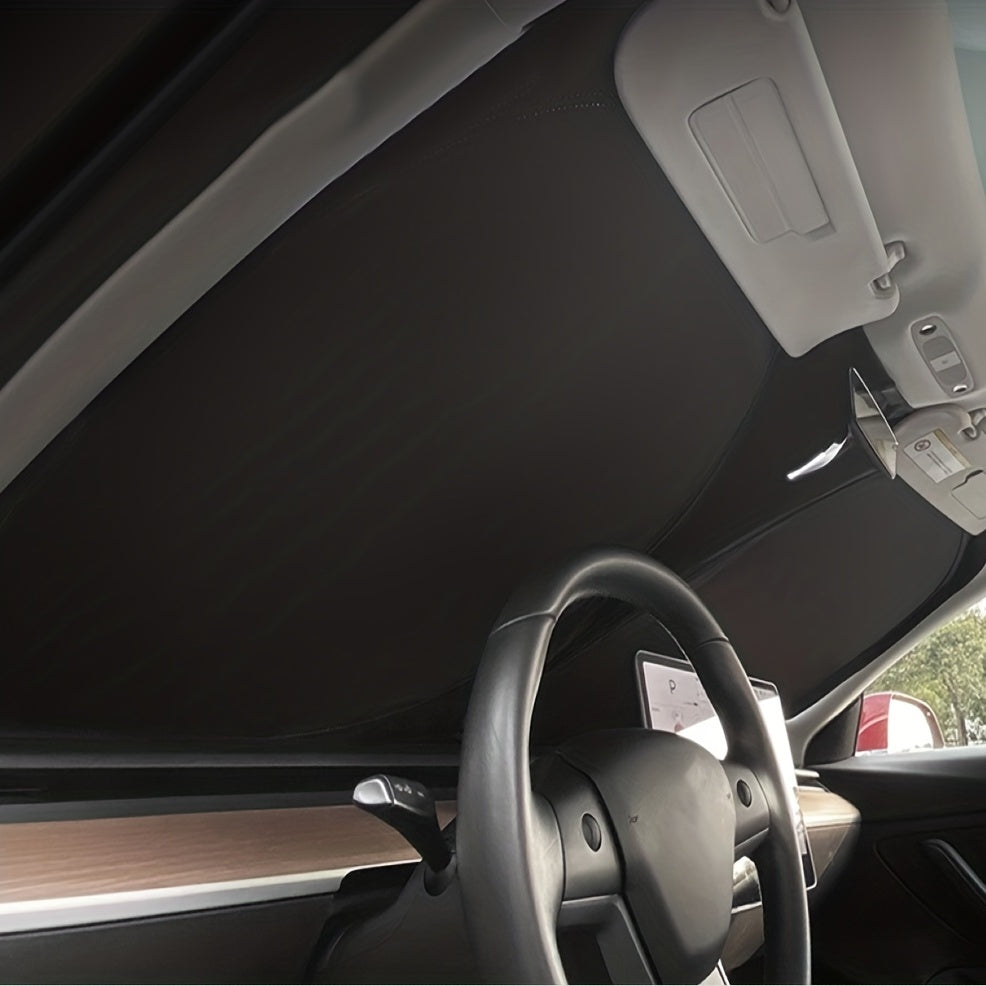 Old tomosha oynasi quyosh nurlari uchun polyamidli rulo UV anti-yorug'lik uchun Tesla Model 3/Y uchun