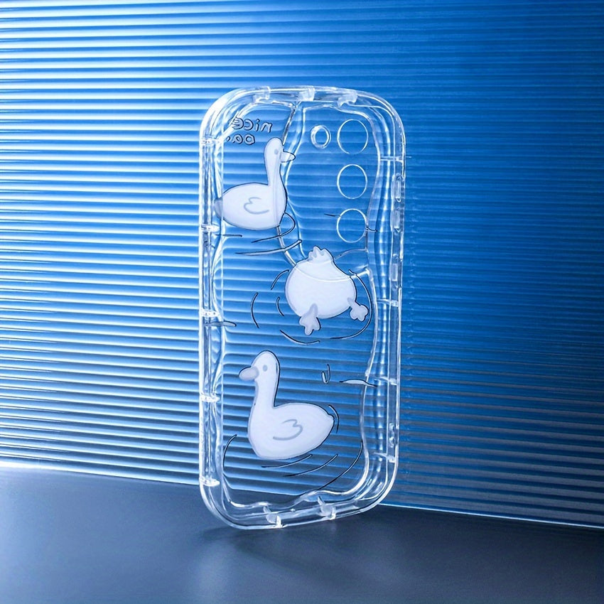 Cute Cartoon Shockproof Transparent TPU Phone Case for Samsung Galaxy S23 S24 Plus Ultra A15 A14 A13 A25 A24 A23 A35 A34 A33 A54 A55
