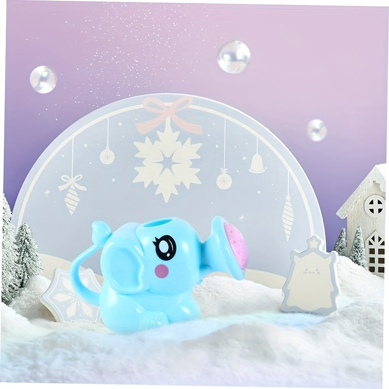 Interactive Elephant Bathtime Toy for Kids Safe Plastic Educational Bath Gift