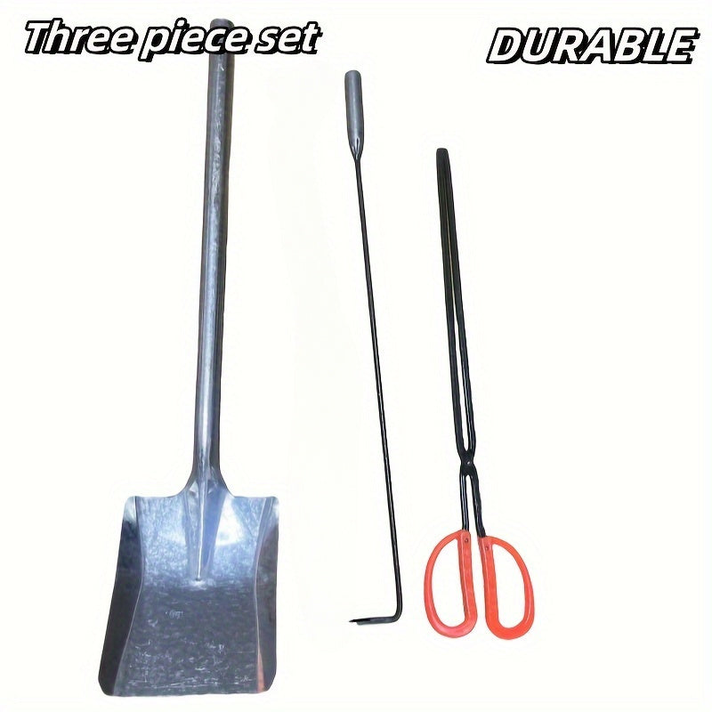 Outdoor Fire Starting Tools Set Shovel Hook Clip Essential Camping Gear