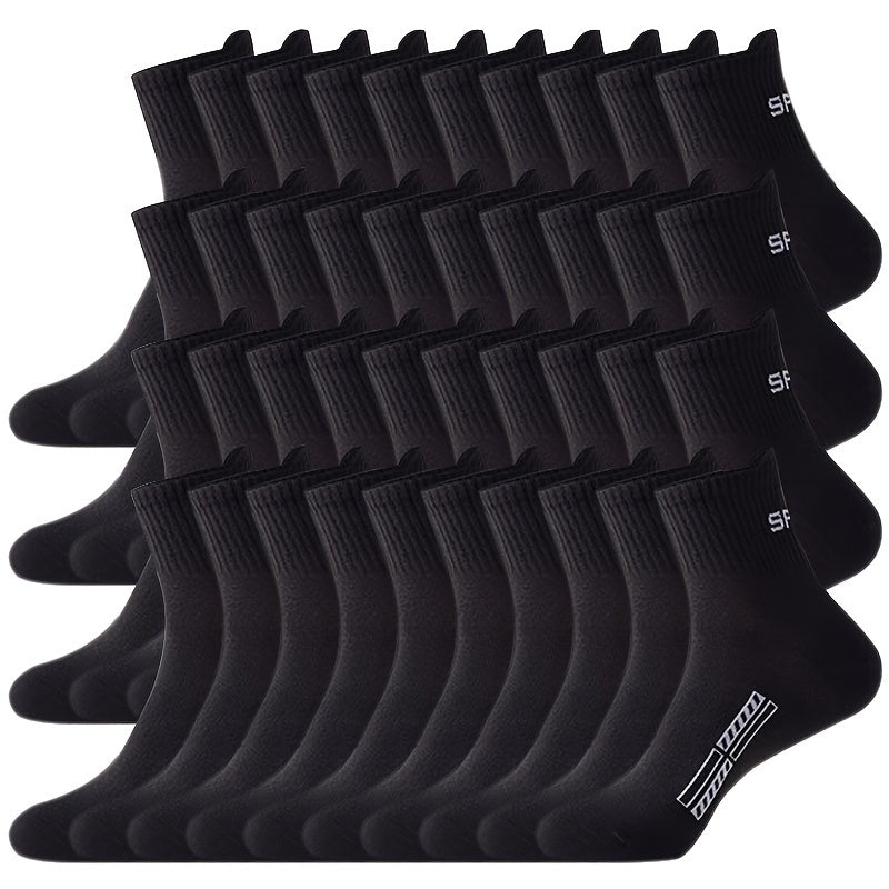 40 ta qora erkaklar uchun o'rtacha balandlikdagi paypoqlar, nafas oladigan, ribbed tuzilishga ega, polyester va spandeks aralashmasidan tayyorlangan, faqat qo'l bilan yuvish tavsiya etiladi.