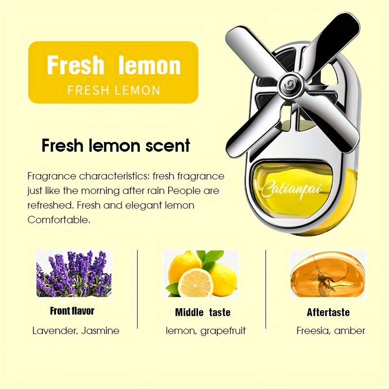 Car Air Freshener Vent Clip Long-Lasting Liquid Perfume for Car Interior