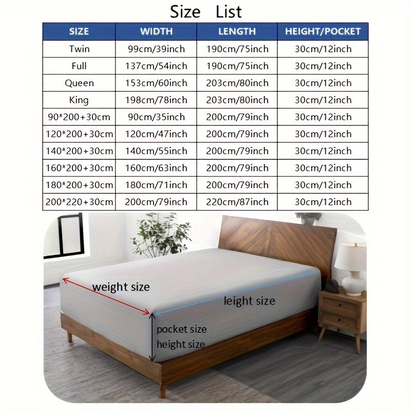 Fitted Sheet Microfiber Deep Pocket Breathable Hypoallergenic Wrinkle-Resistant