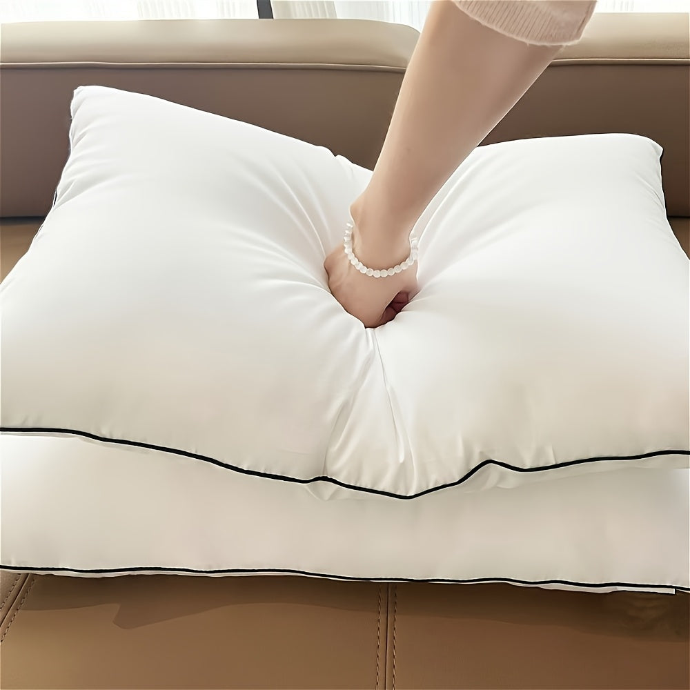 Polyester Fiber Pillow Core White Medium Firm for Adults