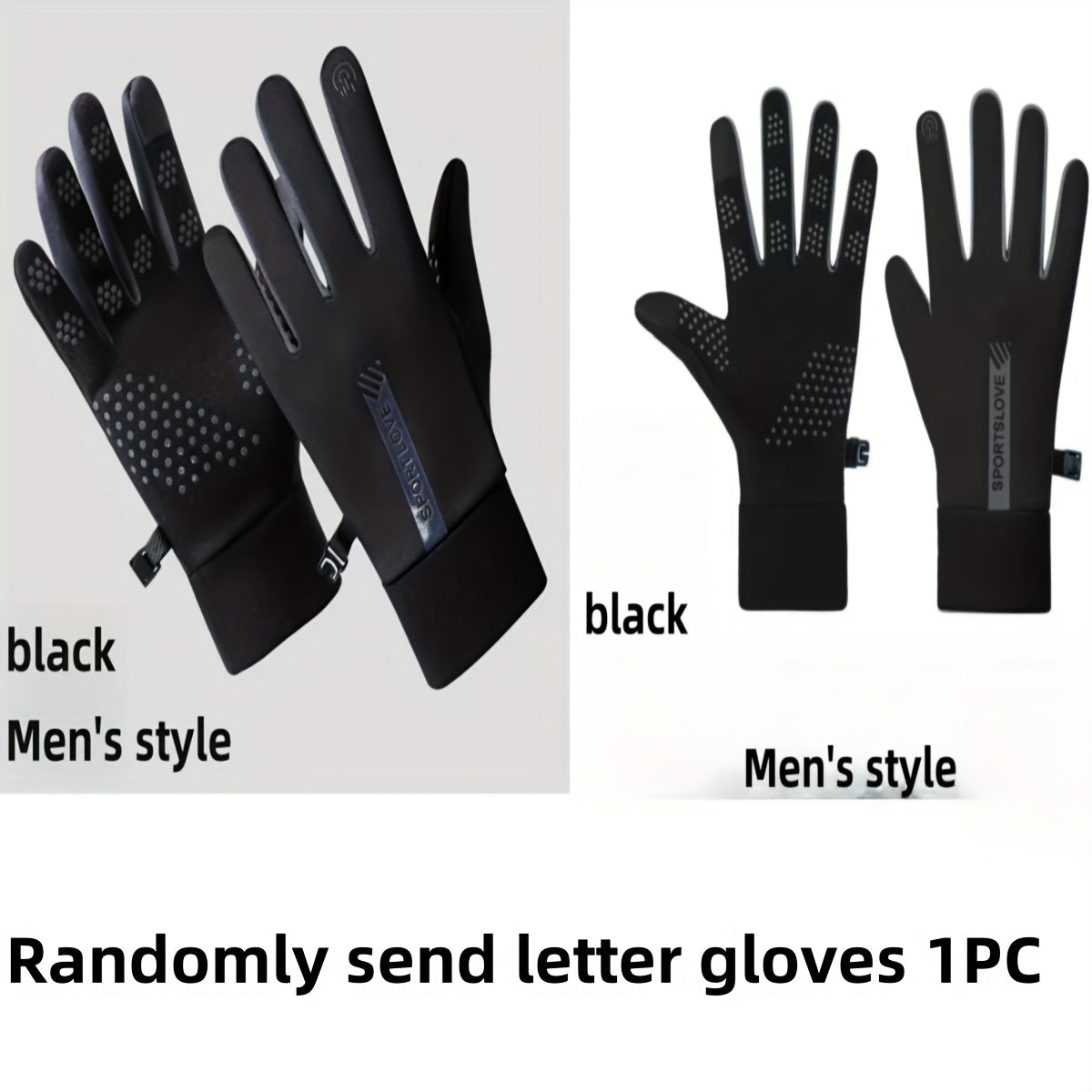 Winter Gloves Men Touchscreen Windproof Warm Cycling Sports