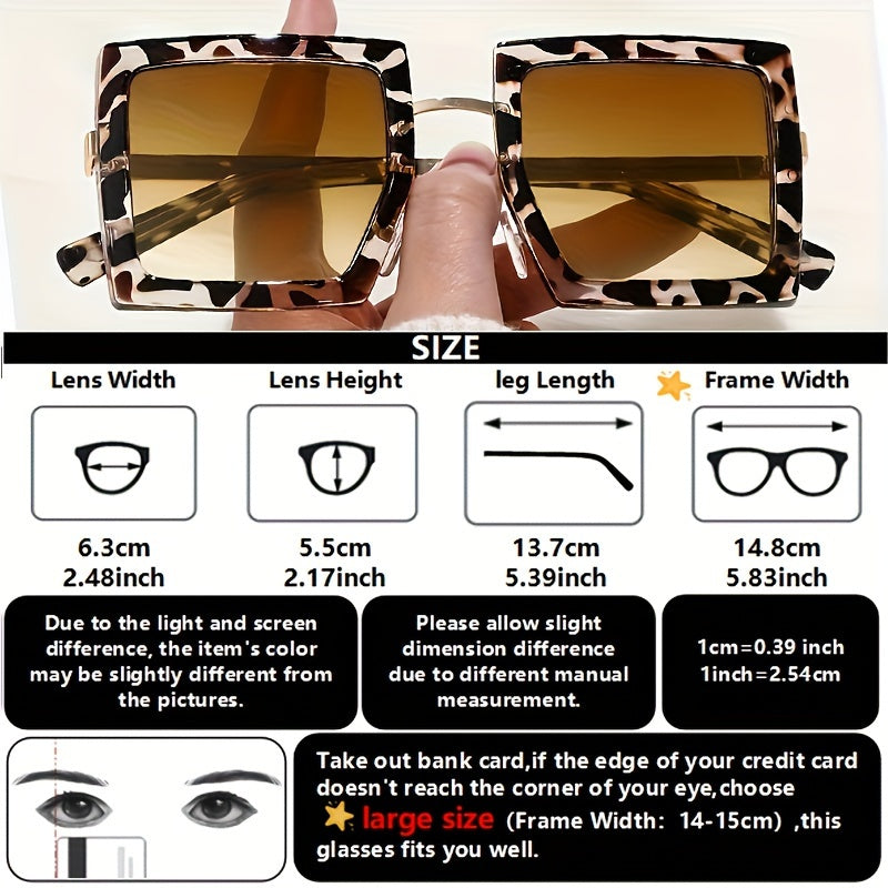 Ayollar uchun kvadrat ramkali ko‘zoynaklar, moda sayohat fotosuratchiligi uchun ko‘zoynaklar