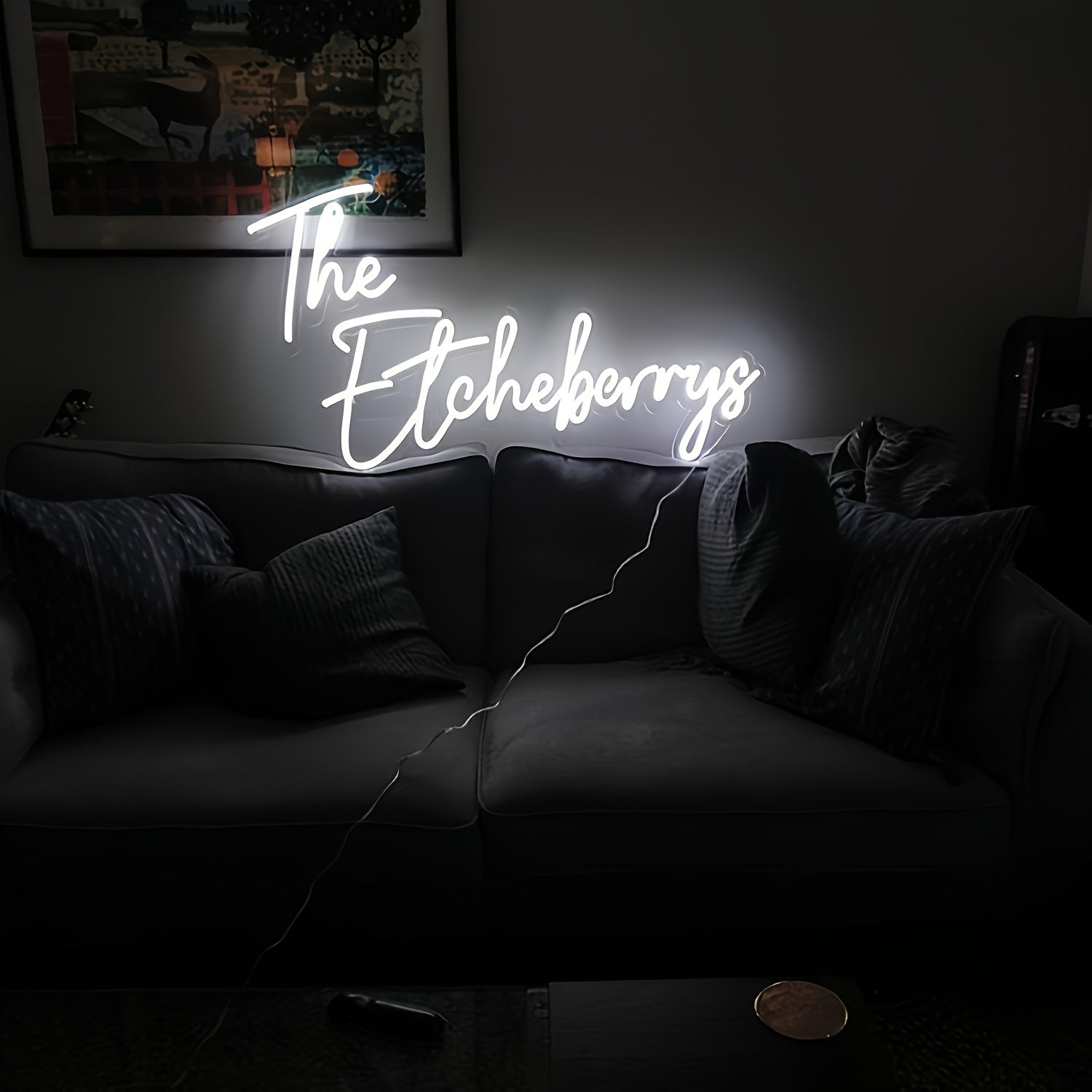 Personalized Heart Neon Sign with Customizable Letters USB Powered LED Decor for Room or Gift
