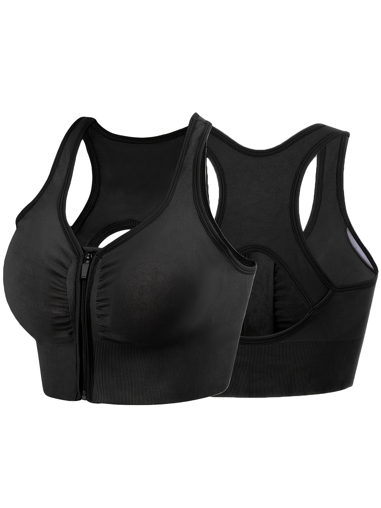 Бюстгальтер для женщин больших размеров без швов, средняя эластичность, дышащий, для йоги и бега